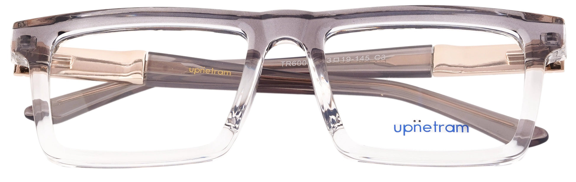UP60034-C3-Handmade Mix Material-Slate Grey - glassesbyahana.com