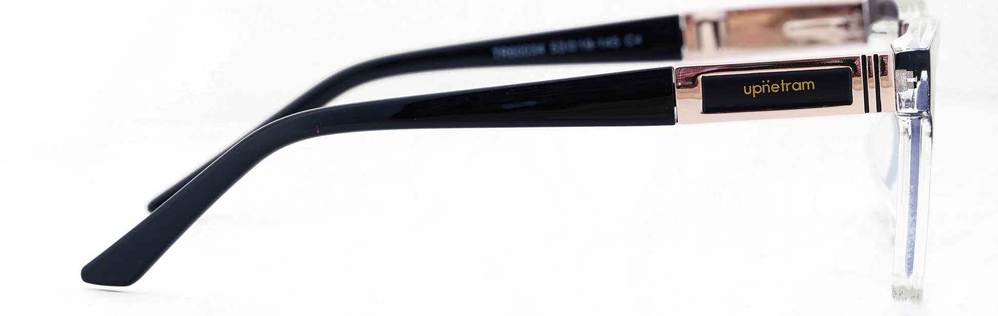 UP60034-C4-Handmade Mix Material-Crystal Black - glassesbyahana.com
