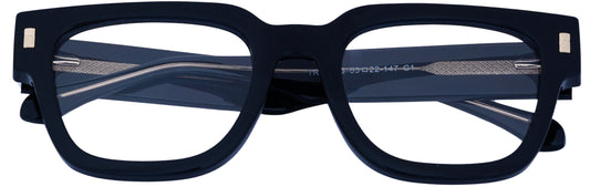 UP60036-C1-Handmade Bio Acetate-Eclipse Noir - glassesbyahana.com