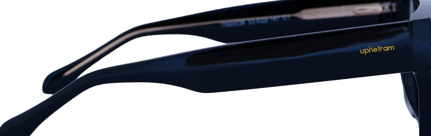 UP60036-C1-Handmade Bio Acetate-Eclipse Noir - glassesbyahana.com