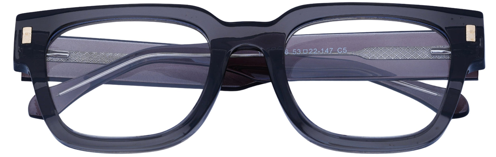 UP60036-C5-Handmade Bio Acetate-Smoke Quartz - glassesbyahana.com