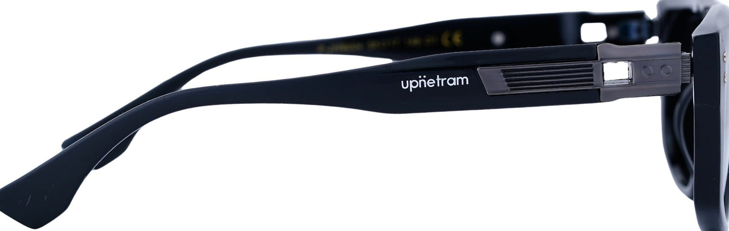UP6004-C1-Handmade Mix Material-Midnight Graphite - glassesbyahana.com