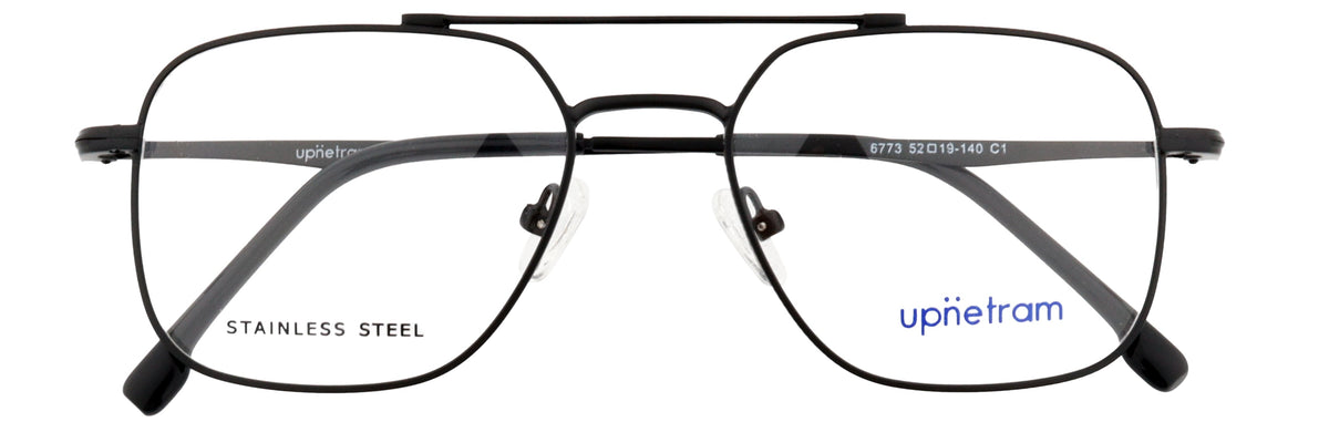UP6773-C1-Metal Alloy-Midnight Black - glassesbyahana.com