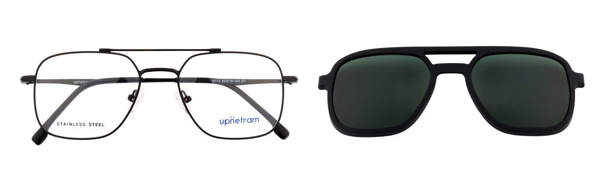 UP6773-C1-Metal Alloy-Midnight Black - glassesbyahana.com