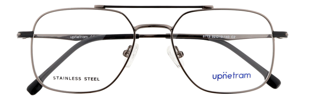 UP6773-C2-Metal Alloy-Midnight Silver - glassesbyahana.com