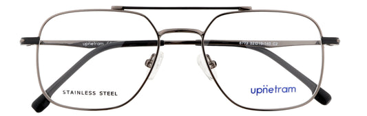 UP6773-C2-Metal Alloy-Midnight Silver - glassesbyahana.com