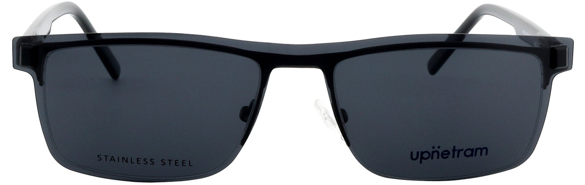 UP6820-C2-Metal Alloy Clipon-Gunmetal - glassesbyahana.com