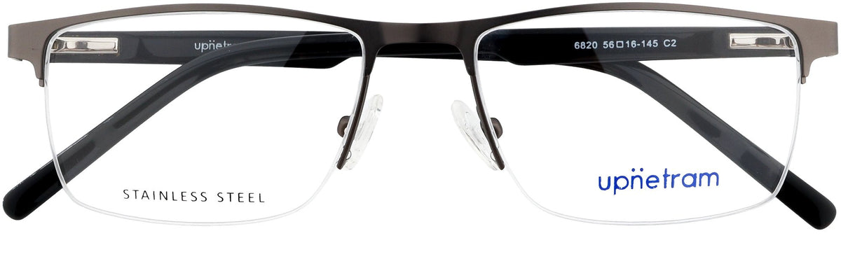 UP6820-C2-Metal Alloy Clipon-Gunmetal - glassesbyahana.com