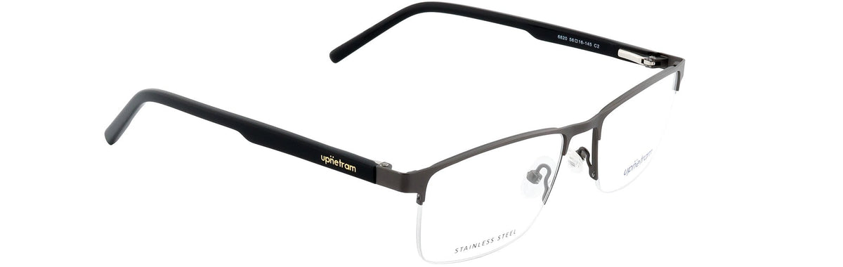 UP6820-C2-Metal Alloy Clipon-Gunmetal - glassesbyahana.com