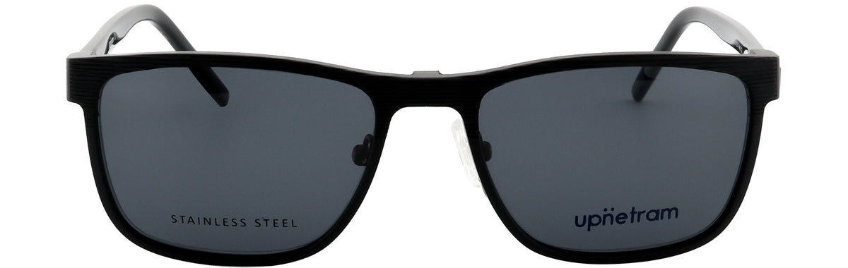 UP6866-C2-Metal Alloy Clipon-Gunmetal - glassesbyahana.com