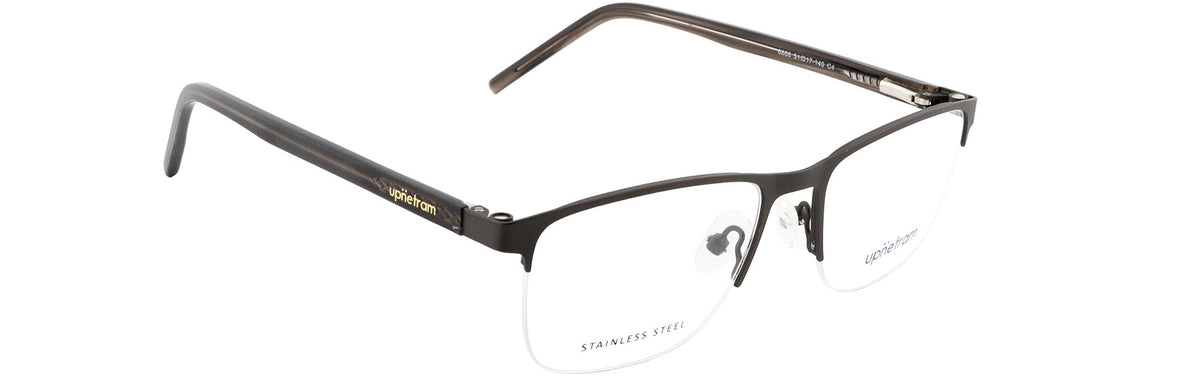 UP6866-C4-Metal Alloy Clipon-Matte Grey - glassesbyahana.com