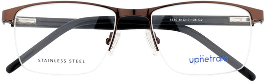UP6880-C2-Metal Alloy-Havana Brown - glassesbyahana.com