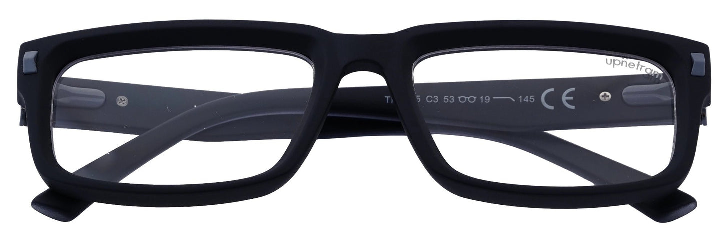 UP6935-C3-Handmade Mix Material-Midnight Black - glassesbyahana.com