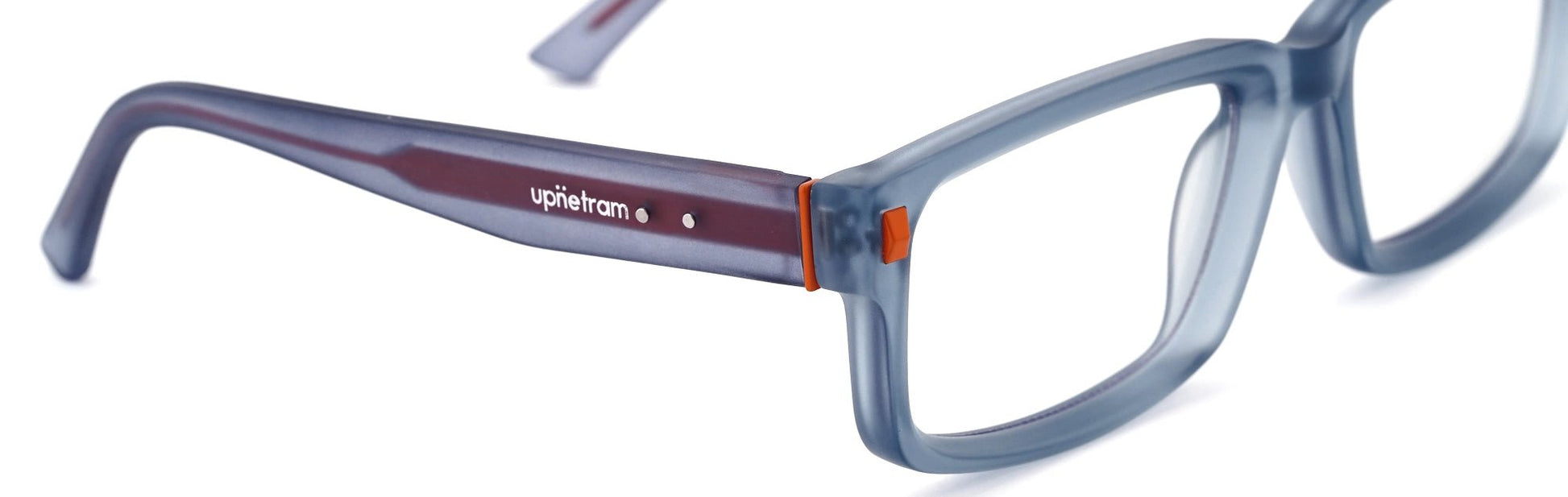UP6935-C5-Handmade Mix Material-Translucent Blue - glassesbyahana.com