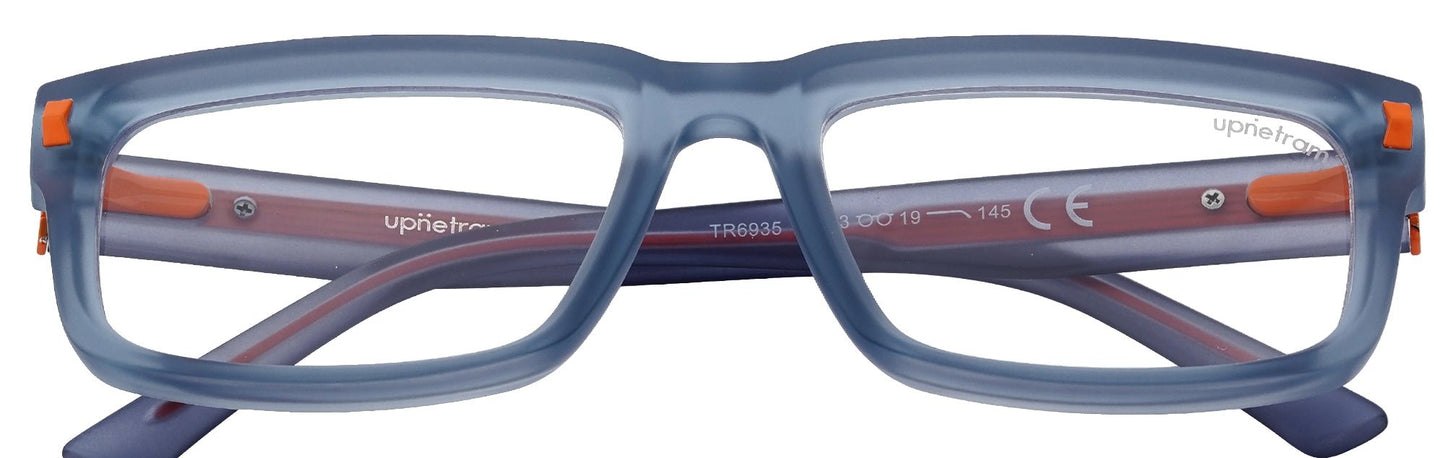 UP6935-C5-Handmade Mix Material-Translucent Blue - glassesbyahana.com