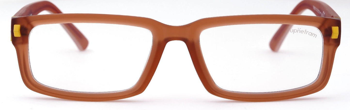 UP6935-C6-Handmade Mix Material-Amber - glassesbyahana.com