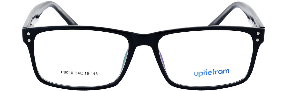 UP8010-C1-Handmade Mix Material-Midnight Black - glassesbyahana.com
