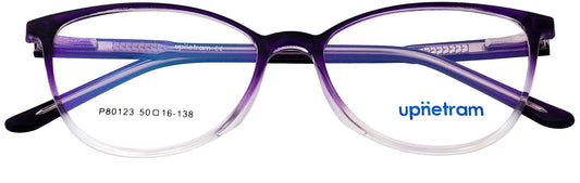 UP80123-C4-Handmade Mix Material-Crystal Purple - glassesbyahana.com