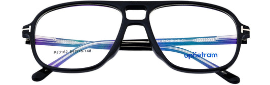 UP80162-C1-Handmade Mix Material-Midnight Black - glassesbyahana.com