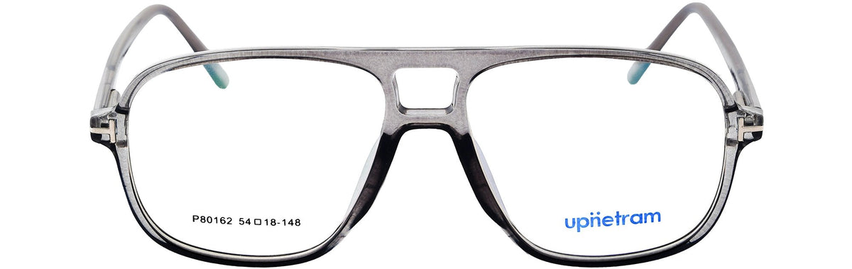 UP80162-C2-Handmade Mix Material-Smokey Grey - glassesbyahana.com