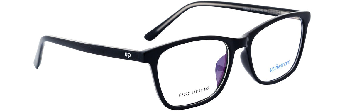 UP8020-C1-Handmade Mix Material-Midnight Black - glassesbyahana.com