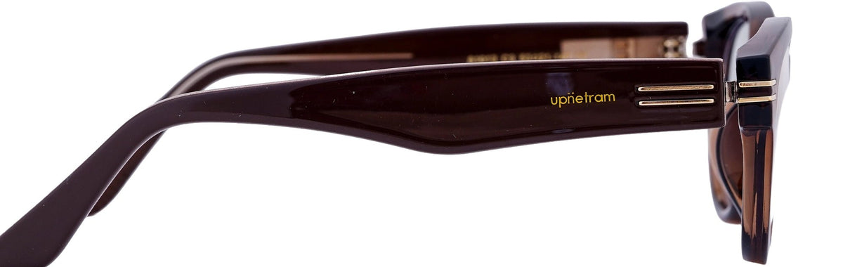 UP81013-C3-Handmade Mix Material-Havana Brown - glassesbyahana.com