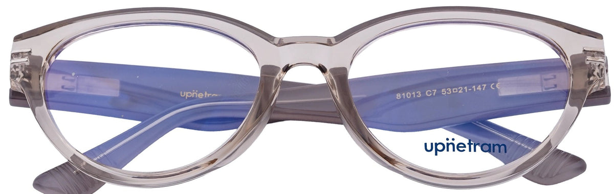 UP81013-C7-Handmade Mix Material-Crystal Brown - glassesbyahana.com