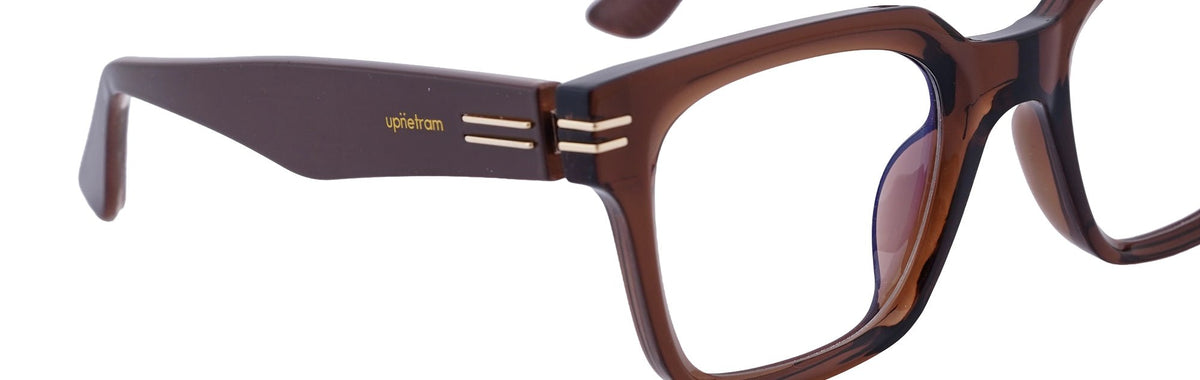 UP81014-C3-Handmade Mix Material-Havana Brown - glassesbyahana.com