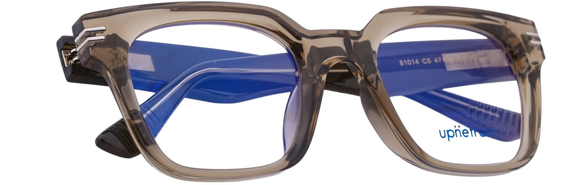 UP81014-C5-Handmade Mix Material-Crystal Green - glassesbyahana.com