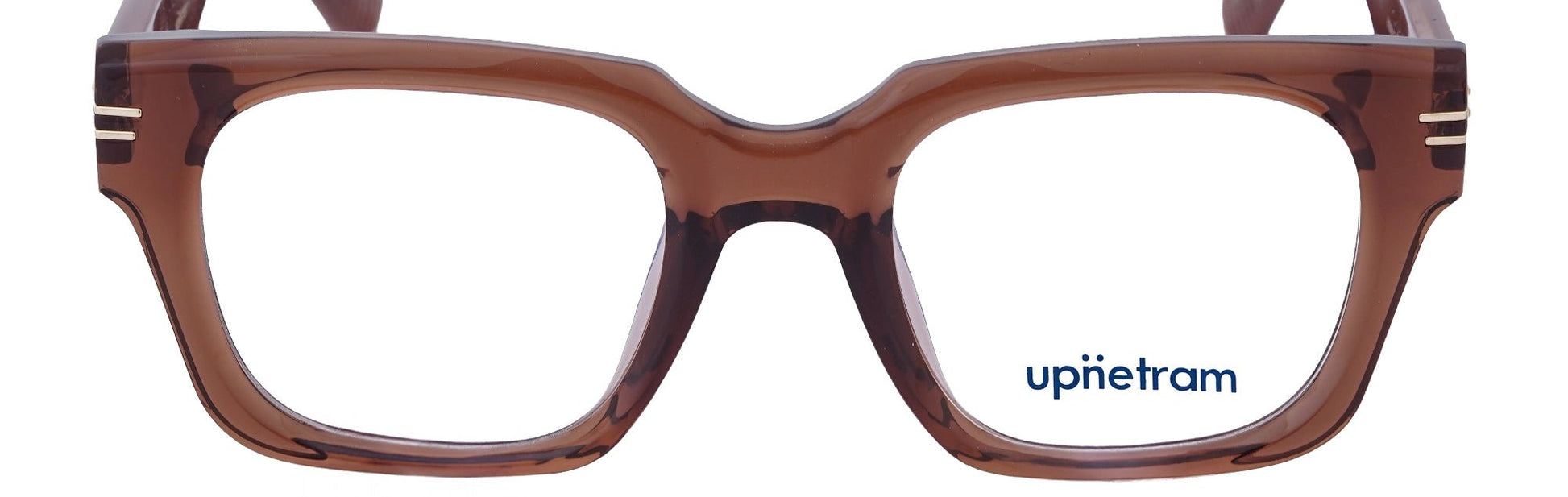 UP81016-C3-Handmade Mix Material-Havana Brown - glassesbyahana.com