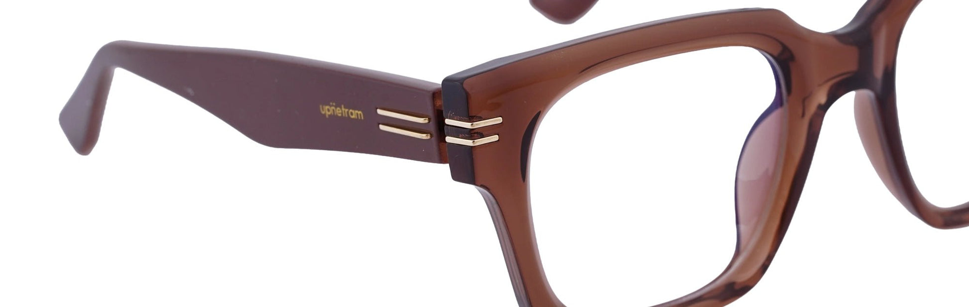 UP81016-C3-Handmade Mix Material-Havana Brown - glassesbyahana.com