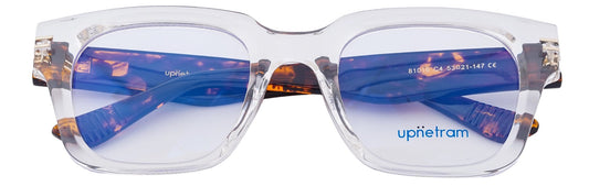 UP81016-C4-Handmade Mix Material-Crystal Clear - glassesbyahana.com