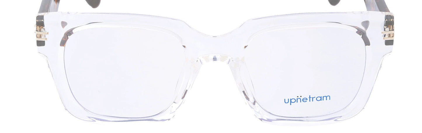 UP81016-C4-Handmade Mix Material-Crystal Clear - glassesbyahana.com