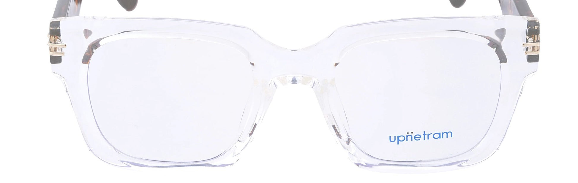 UP81016-C4-Handmade Mix Material-Crystal Clear - glassesbyahana.com