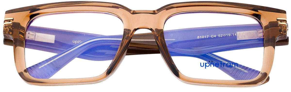 UP81017-C4-Handmade Mix Material-Crystal Honey Brown - glassesbyahana.com