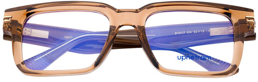 UP81017-C4-Handmade Mix Material-Crystal Honey Brown - glassesbyahana.com