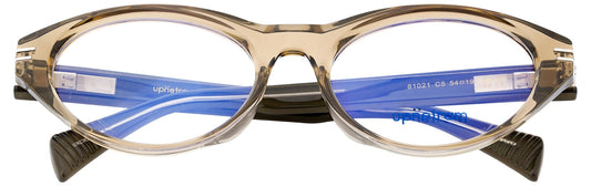 UP81021-C5-Handmade Mix Material-Crystal Oliver Green - glassesbyahana.com