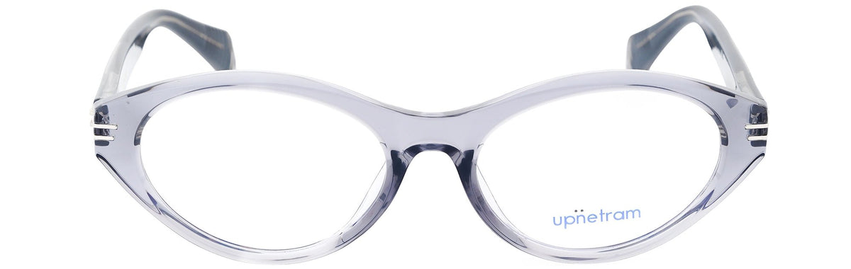 UP81021-C7-Handmade Mix Material-Crystal Grey - glassesbyahana.com