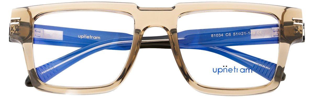 UP81034-C6-Handmade Mix Material-Oliver Green - glassesbyahana.com