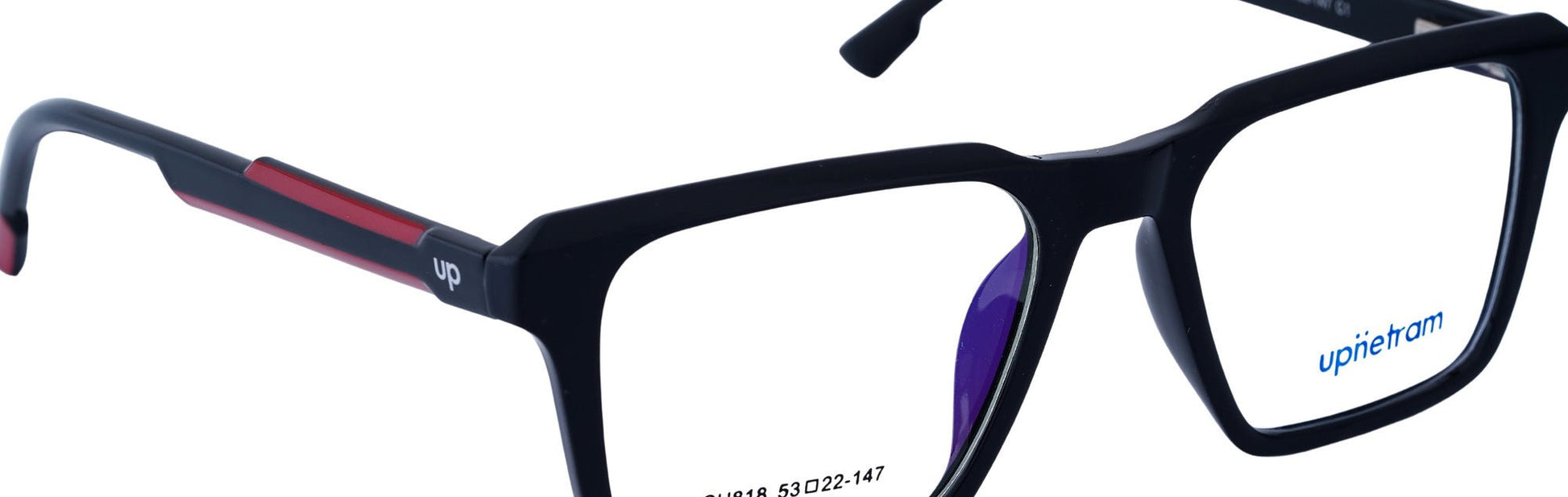 UP818-C1-Handmade Bio Acetate-Coal Slate - glassesbyahana.com