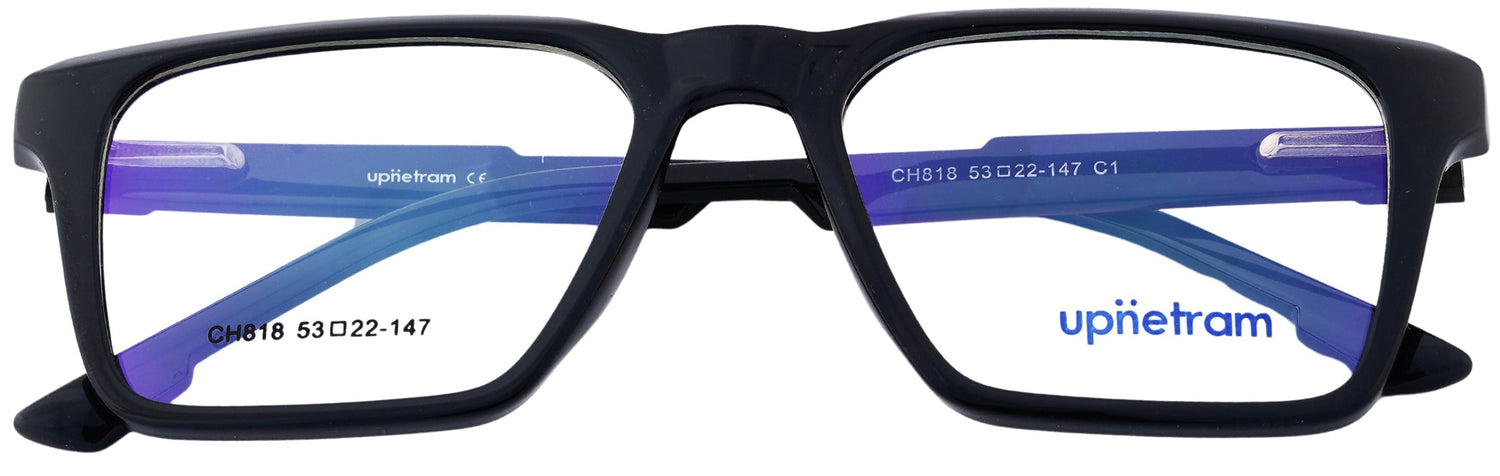 UP818-C1-Handmade Bio Acetate-Coal Slate - glassesbyahana.com