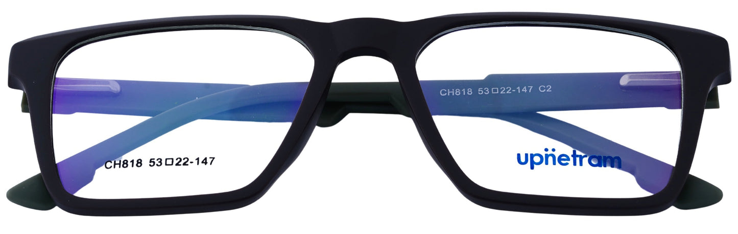 UP818-C2-Handmade Bio Acetate-Shadow Graphite - glassesbyahana.com