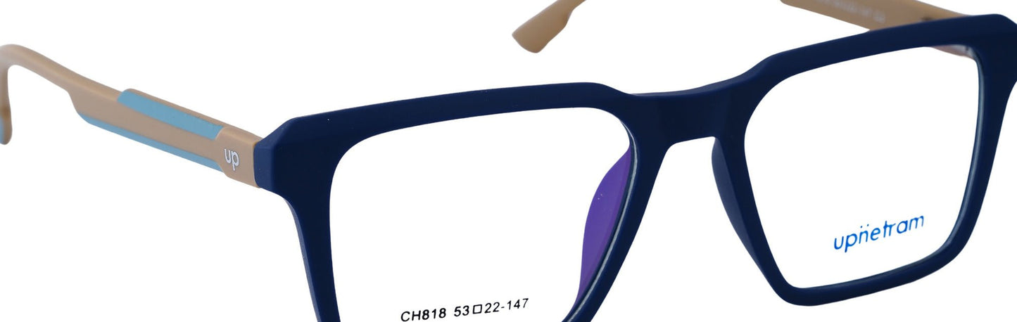 UP818-C3-Handmade Bio Acetate-Oxford Navy - glassesbyahana.com