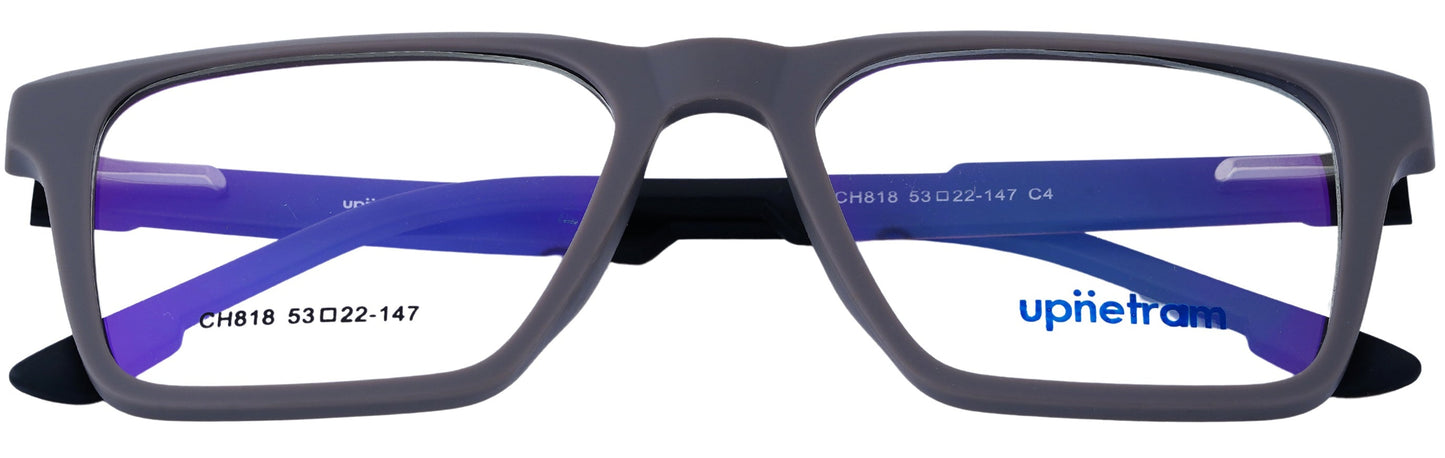 UP818-C4-Handmade Bio Acetate-Graphite Storm - glassesbyahana.com