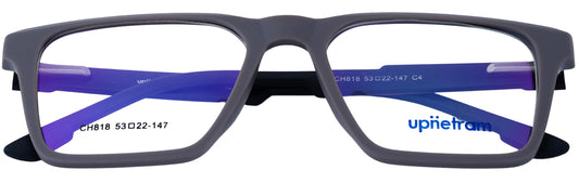 UP818-C4-Handmade Bio Acetate-Graphite Storm - glassesbyahana.com