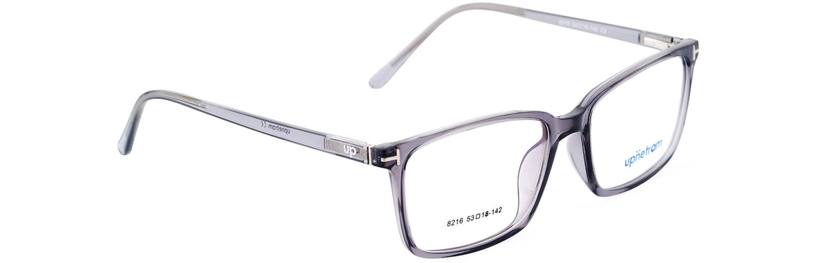 UP8216-C2-Handmade Mix Material-Smokey Grey - glassesbyahana.com