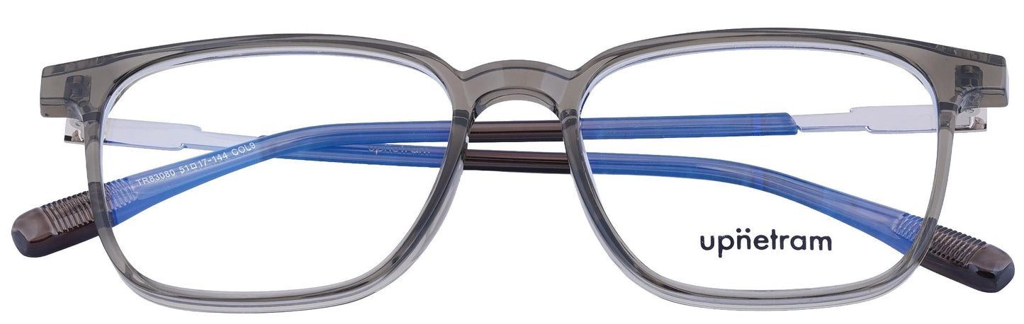 UP83080-COL9-Handmade Mix Material-Slate Grey - glassesbyahana.com