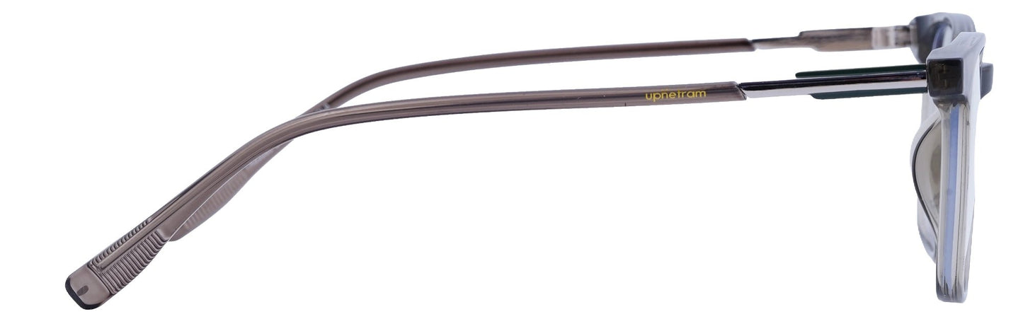 UP83080-COL9-Handmade Mix Material-Slate Grey - glassesbyahana.com