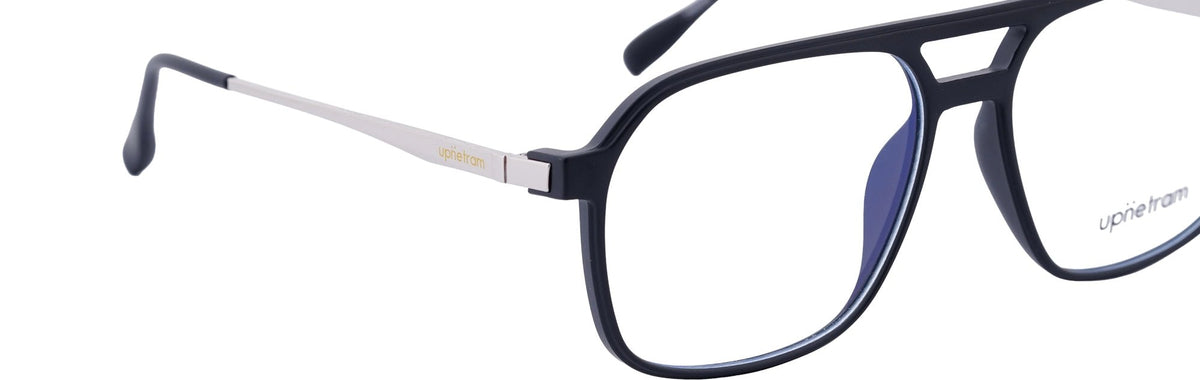 UP83092-C2-Handmade Mix Material-Matte Black - glassesbyahana.com