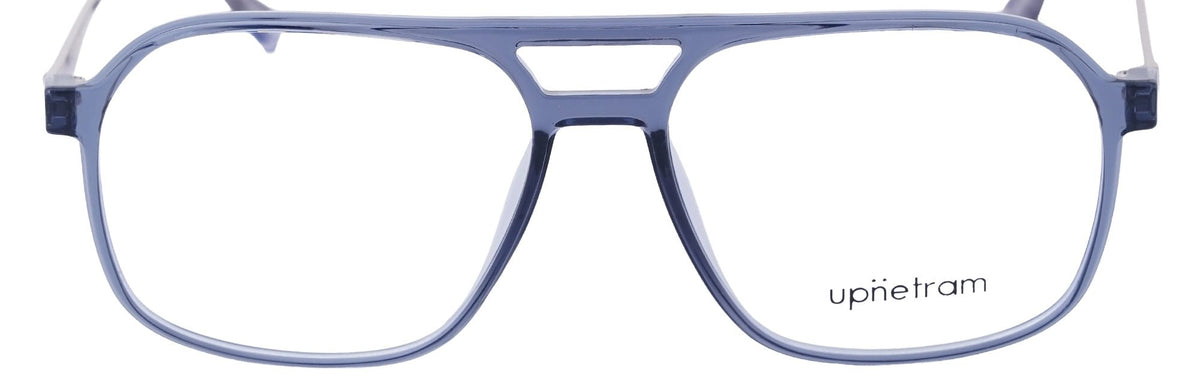UP83092-C7-Handmade Mix Material-Translucent Blue - glassesbyahana.com